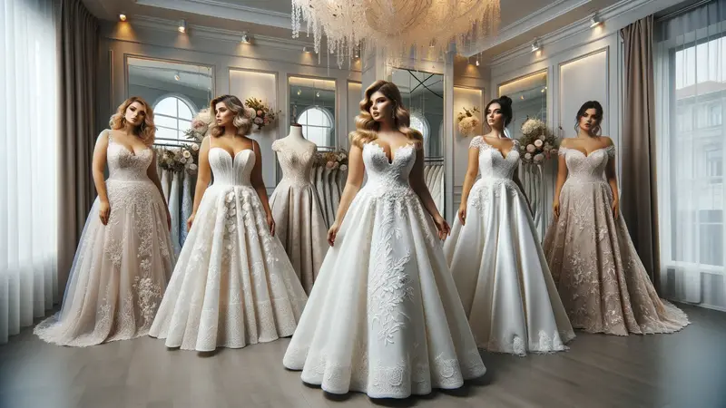 Plus Size Wedding Dresses for Women