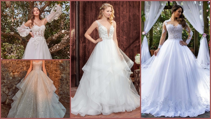 4 Gorgeous Wedding Gowns to Make You Shine