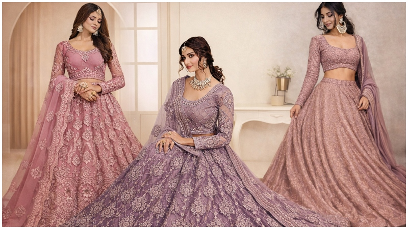 Full Sleeve Lehenga For Wedding